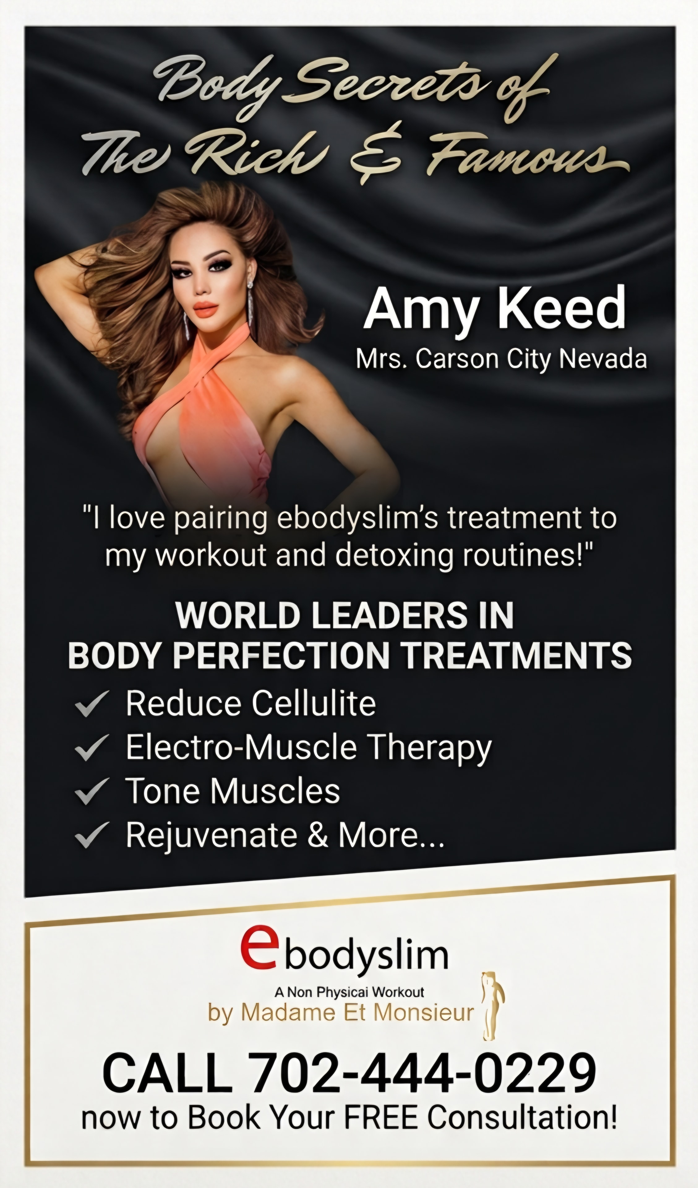 Amy Keed – Mrs. Carson City Nevada – eBody Slim body perfection treatments